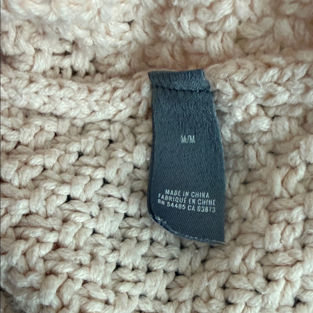 Aerie Cable Knit Sweater - Light Pink - Picture 5 of 7
